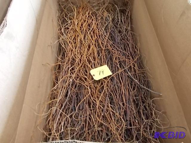 lot 79 image: 4 Willow Sticks, Pine Sticks, & Faux Sno...