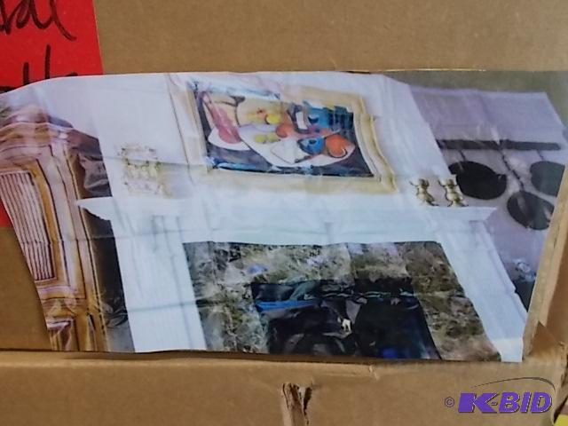 lot 90 image: Fire Place Mural, 10 x 8...