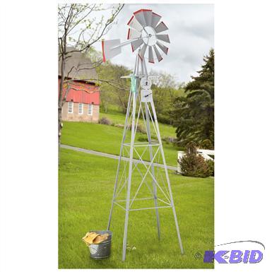 lot 22 image: Windmill with Weather Station, powder coated ...