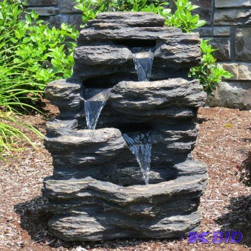 lot 7 image: Cascading Rock Fountain, 5 waterfalls, 6 pool...
