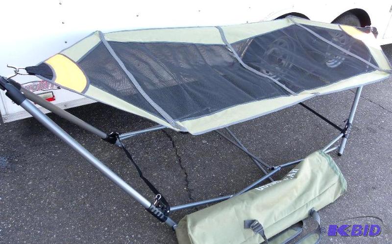 lot 76 image: Portable Folding Hammock, foldable, steel fra...