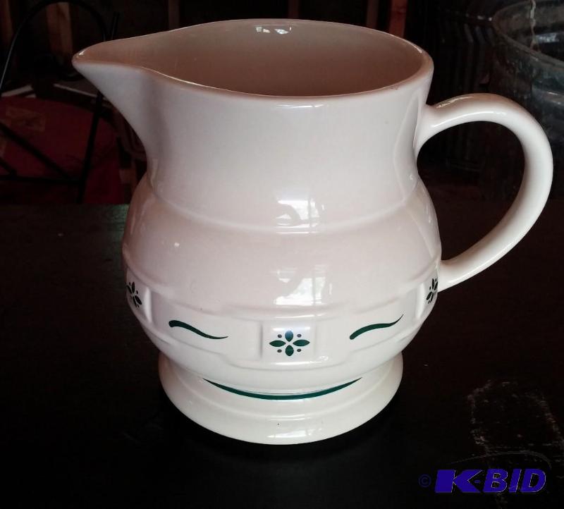 Longaberger Pottery-Pitcher-PERFECT SHAPE...