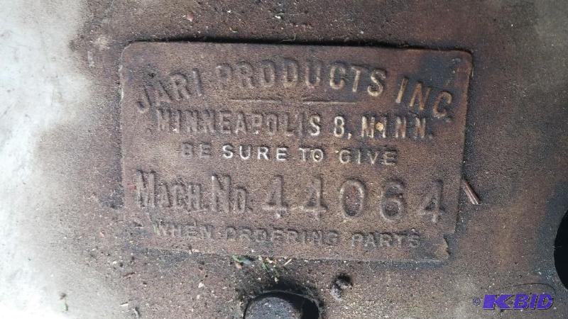 Vintage Jari Sickle mower with snow blower at...