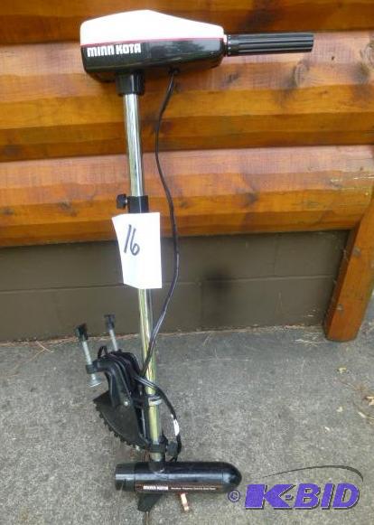 lot 16 image: Minn Kota&nbsp35 Electric Trolling Motor 4 S...