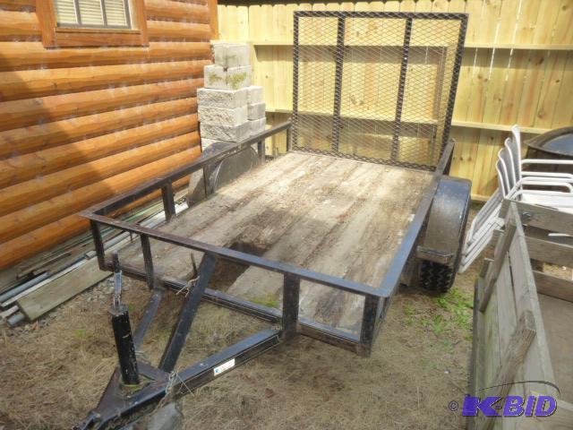 lot 3 image: 1991 PCT Trail Winds Utility Trailer   8 x 5...