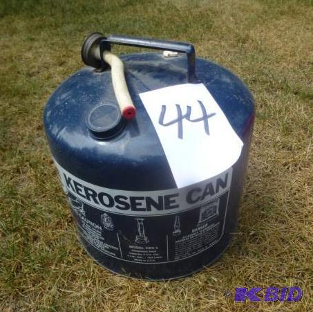 lot 44 image: Eagle Brand 5 Gallon Galvanized Kerosene Can ...
