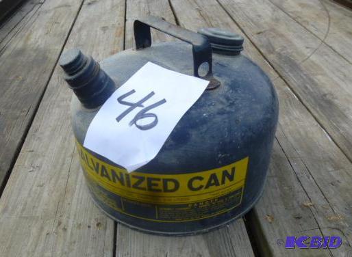 lot 46 image: Eagle Brand 2 12 Gallon Galvanized Kerosene ...