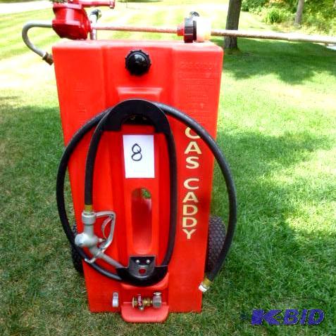 lot 8 image: Gas Caddy 30 Gallon Portable GasolineFuel Di...