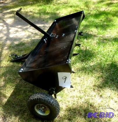 lot 9 image: 48" Pull Behind GardenLawn Tractor Lawn...