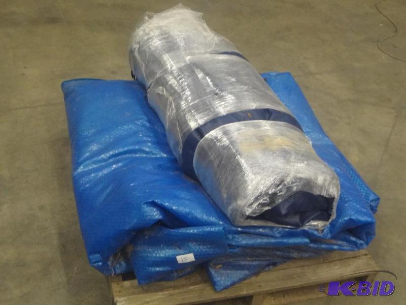 Pallet Lot Of Large Pool Liners...