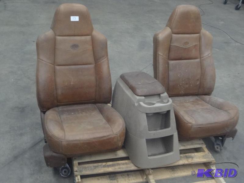 Set Of Ford King Ranch Seats With Center Cons...