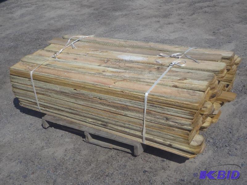 Approx (200) 6ft Treated Dog-Ear Fench Boards...