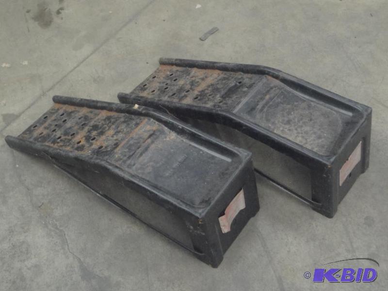Set Of Steel Car Ramps...