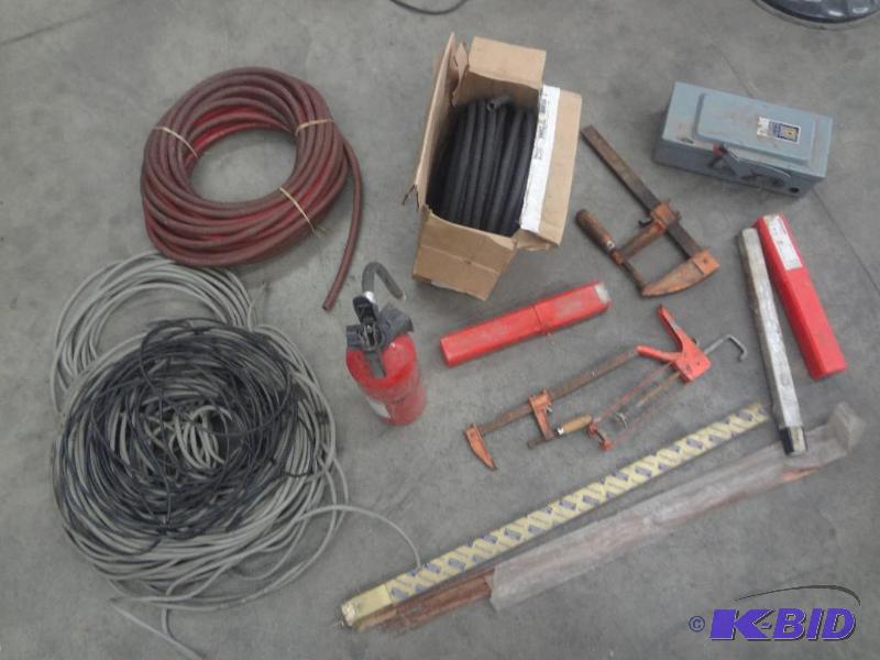 Lot Of Welding Rod, Hand Tools, Fire Extingu...