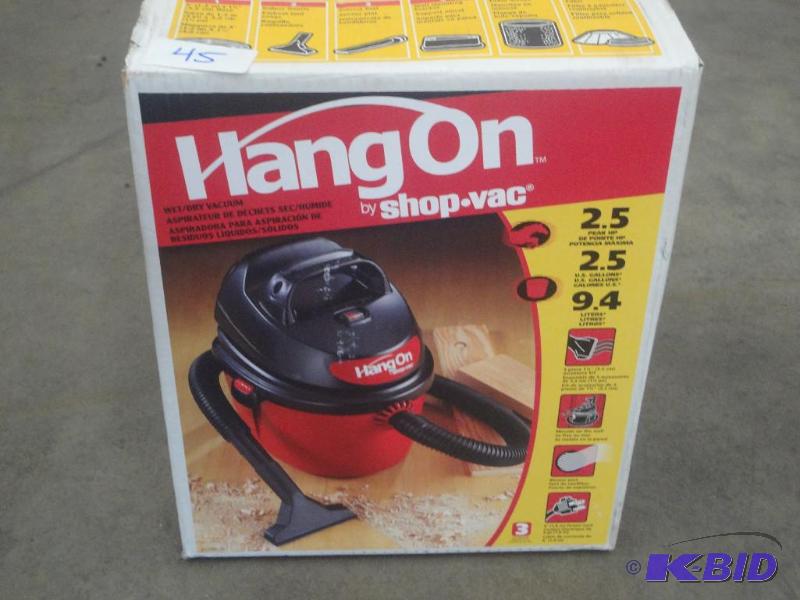 Shop Vac Hang-On 2.5HP Vacuum...