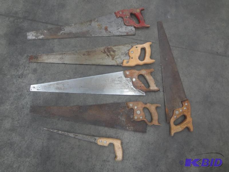 (6) Hand Saws...