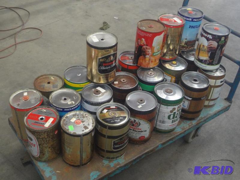 (25) Vintage 1-Gallon Beer Cans, Large Assort...