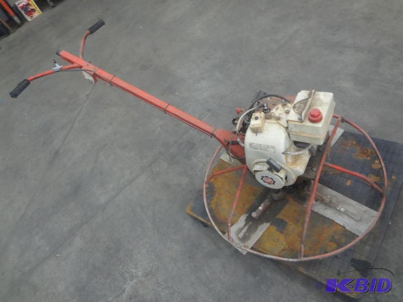 6HP Gas Powered Cement Trowel, Works...