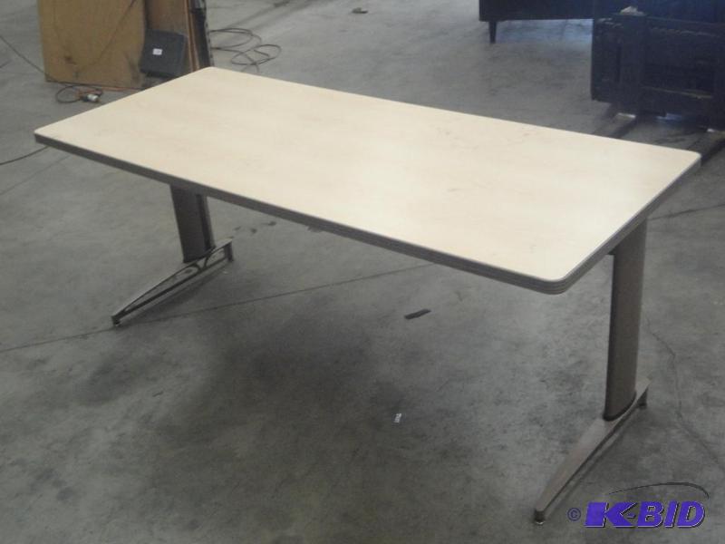 Heavy Duty 8ft Steel Framed Shop Table...