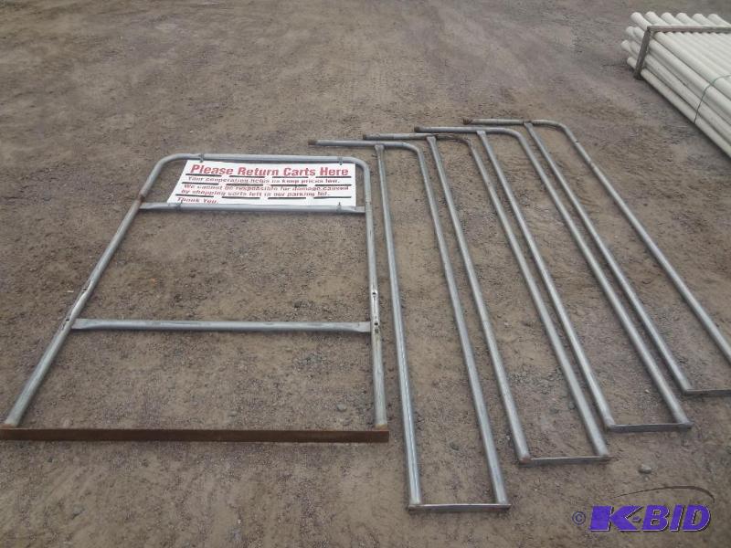 Steel Grocery Store Cart Corrall (Disassemble...