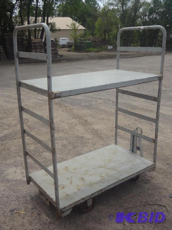 Heavy Duty Rolling Steel 6x5 Warehouse Cart...