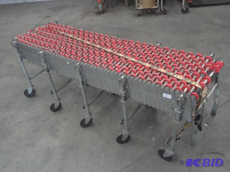 24ft Commercial Roller Table, Has A Few Broke...