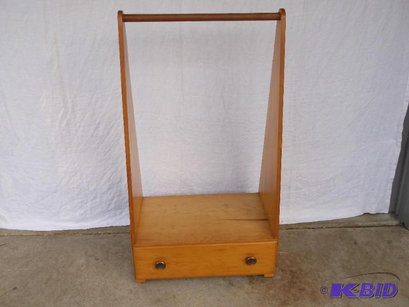 Solid wood wardrobe with drawer measuring 28 ...