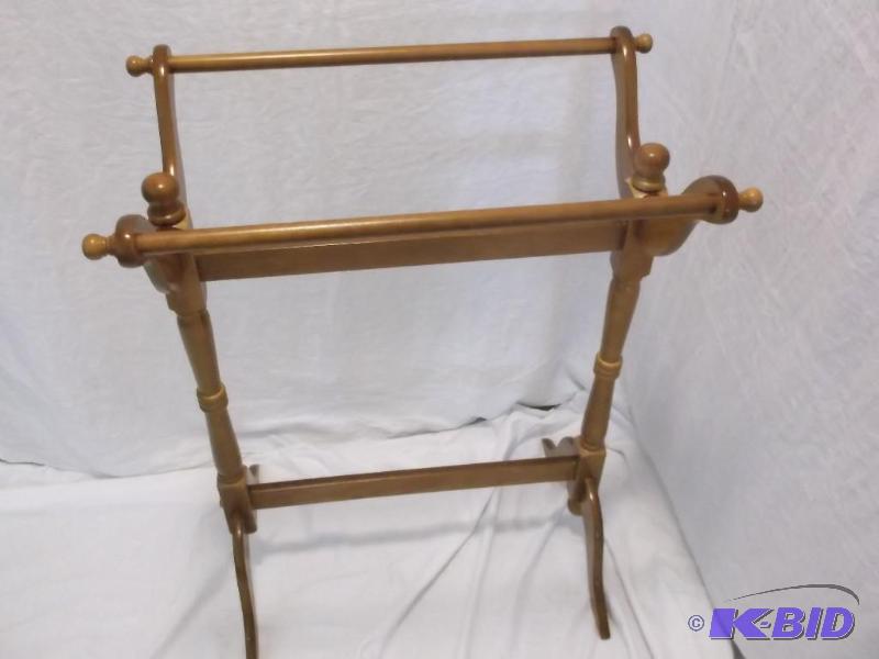 Solid wood quilt rack measuring 15&quot W x ...