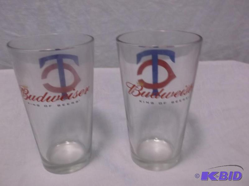 Collectable BudweiserTwins glasses appear in...