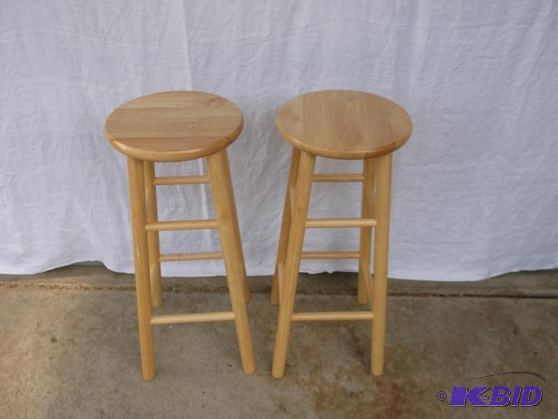 Nice solid wood Bar stools measuring 13&quot...