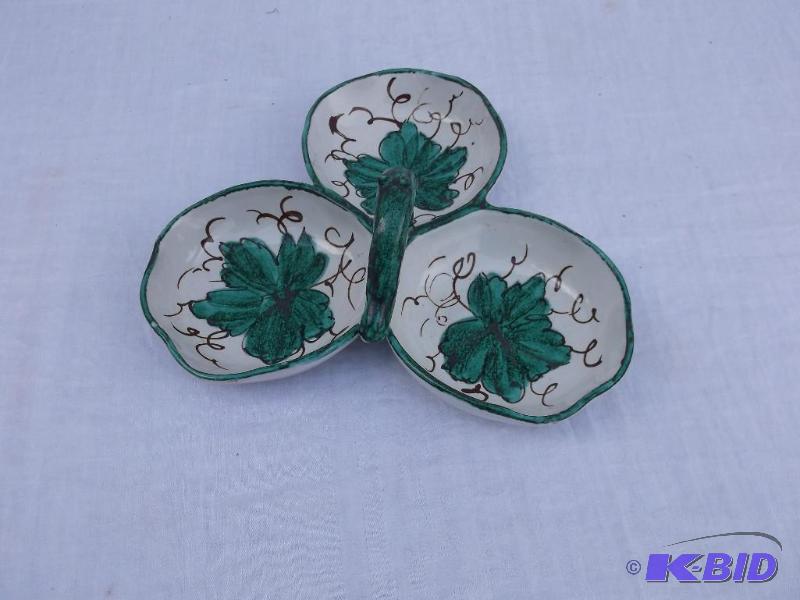 Beautiful decorative candy dish marked Italy ...