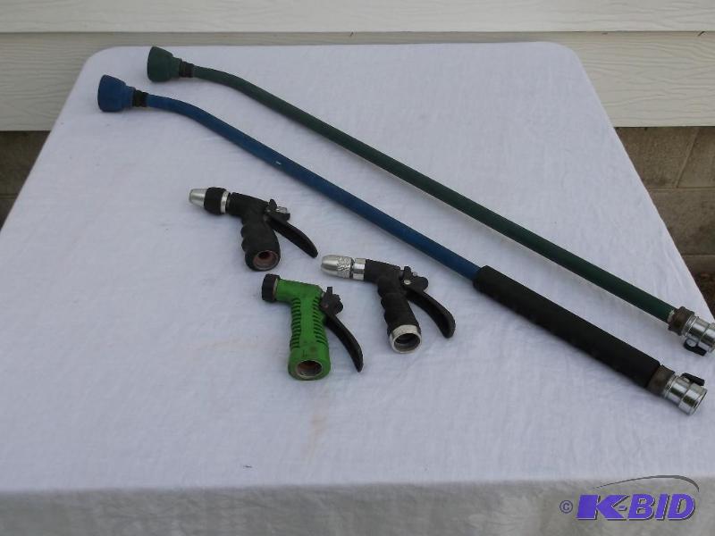 Nice lot with 2 shower wands &amp 3 hand spr...