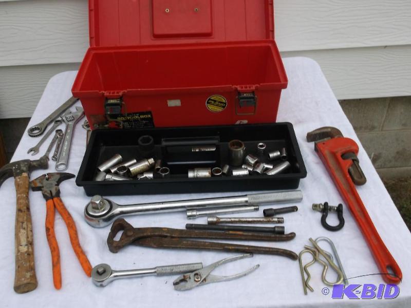 Plano tool box loaded with a lot of nice tool...