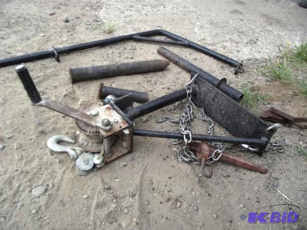 Portable Winch   Was used for a boat winch as...
