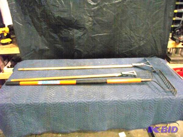 (3) Lawn Rakes...