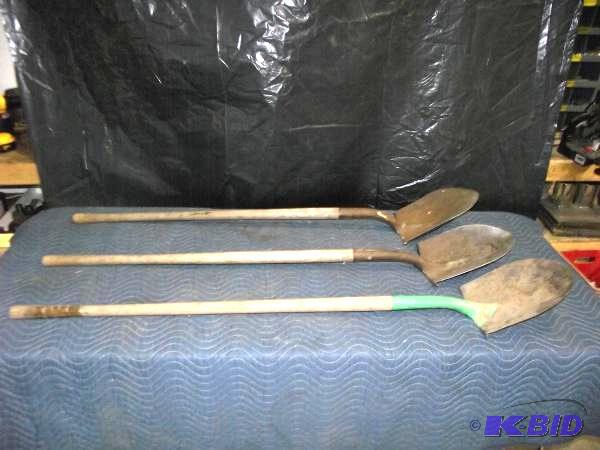 (3) Steel Shovels...