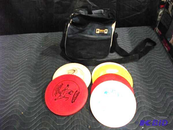 Disc Golf Frisbees and Carrying Bag   Include...