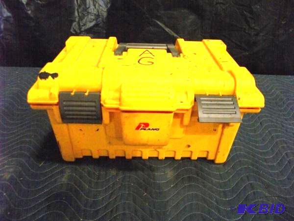 Hard Plastic Tool Box   Includes some odds an...