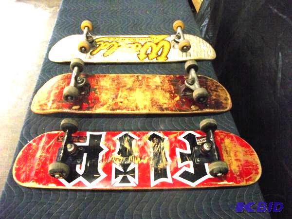 (3) Skateboards   All appear to be in usable ...