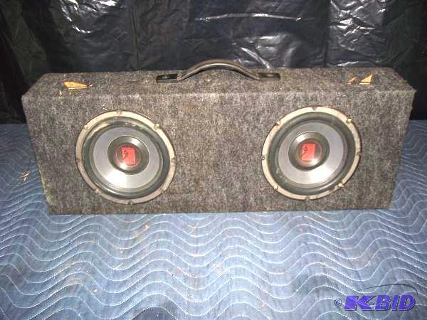 Pair of Rockford Fosgate 8&quot Subs With Bo...