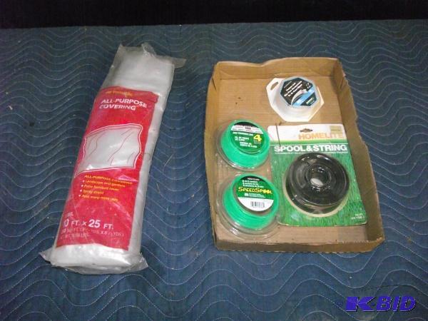 (4) Rolls Trimmer String and (1) Bag Of All P...