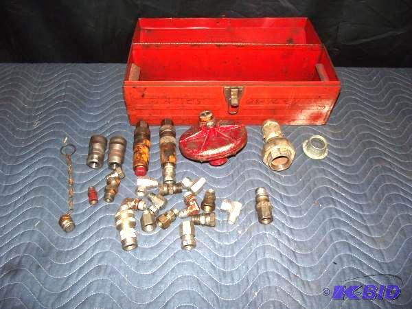 Metal Tool Box With Hydraulic Couplers and Ac...
