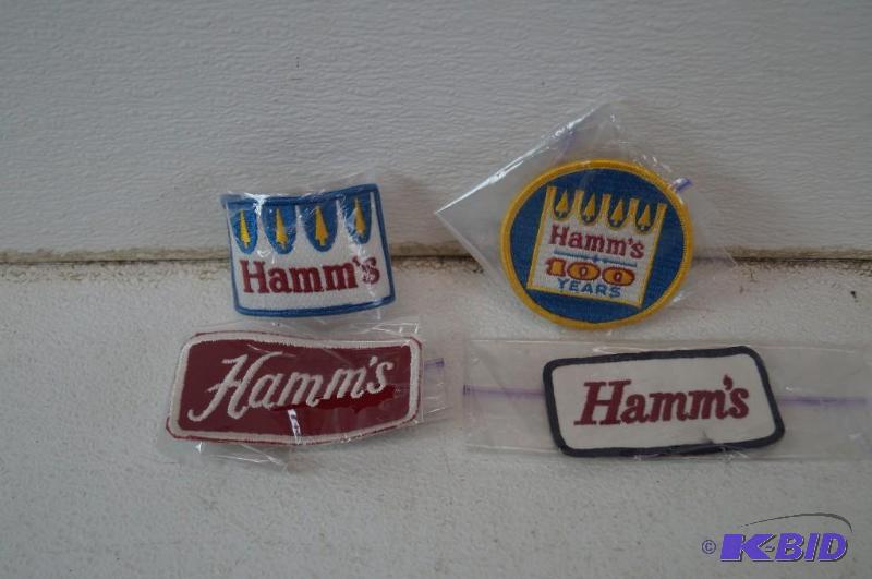Hamms embroidered patches