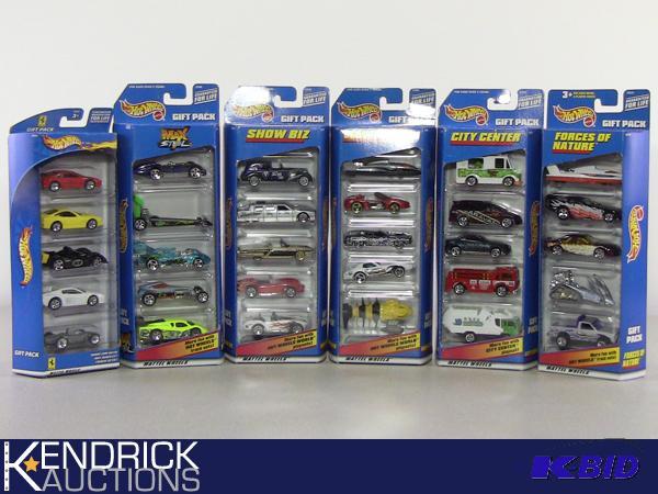 Lot of 6 Hot Wheels 1999 - 2001 5 Pack Gift Sets