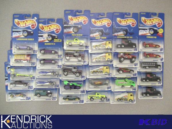 Lot of 30 - 1992 New Old Stock Carded Hot Wheels