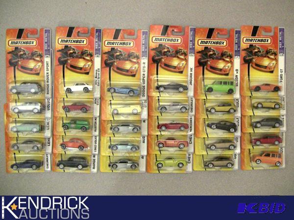 Lot of 30 - 2007 New Old Stock Carded Matchbox Cars