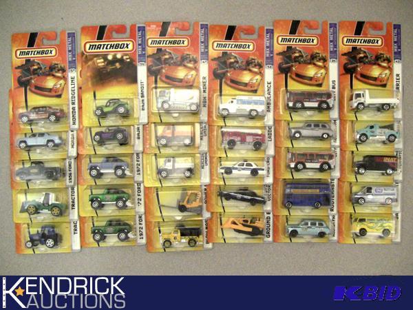 Lot of 30 - 2007 New Old Stock Carded Matchbox Cars