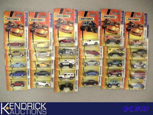 Lot of 30 - 2007, and 2006 New Old Stock Carded Matchbox Cars
