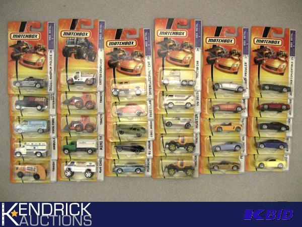 Lot of 30 - 2006 New Old Stock Carded Matchbox Cars