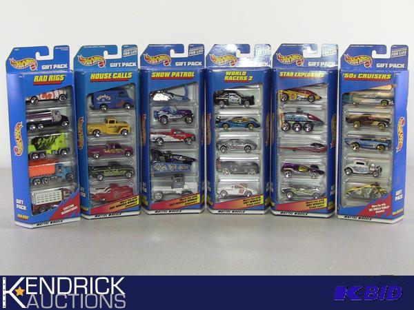Lot of 6 Hot Wheels 1998 - 1999 5 Pack Gift Sets